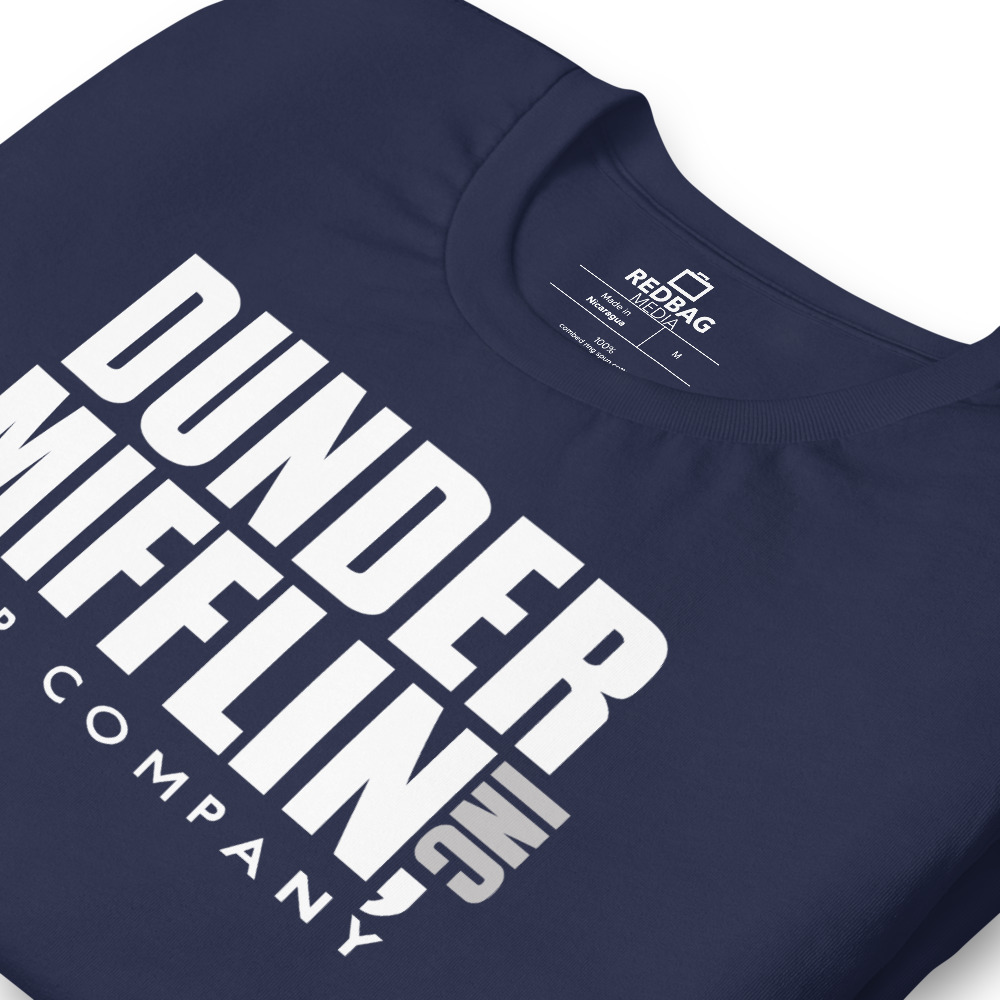 Dunder Mifflin Paper Company Royal Blue T-Shirt For Women – THATCHIMP